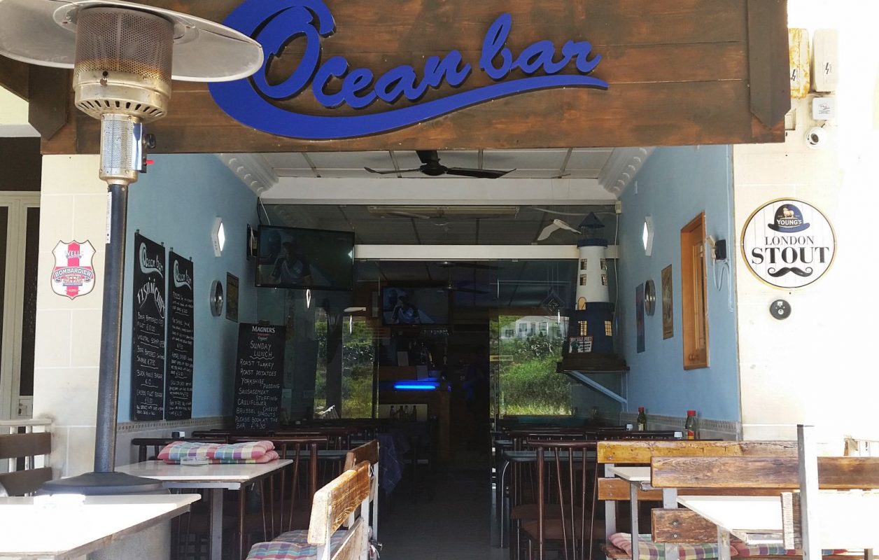 Ocean Bar Mellieha, offering traditional fish and chips, sunday roasts
